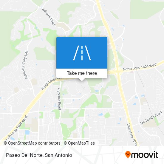 Mapa de Paseo Del Norte