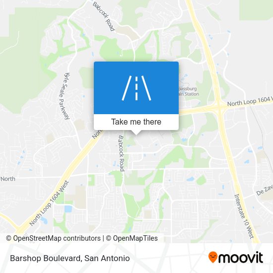 Barshop Boulevard map