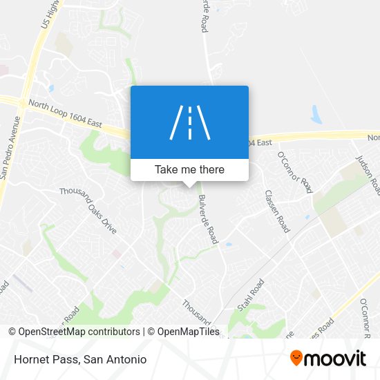 Mapa de Hornet Pass