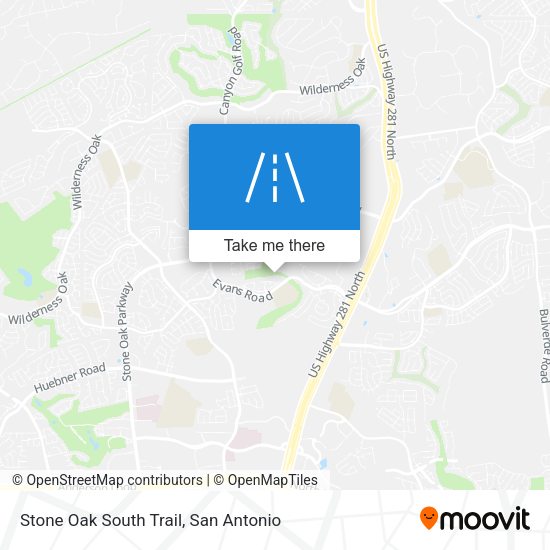 Stone Oak South Trail map