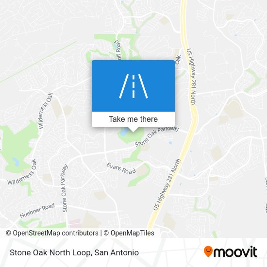 Stone Oak North Loop map