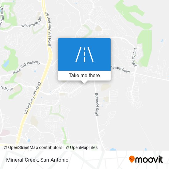 Mapa de Mineral Creek