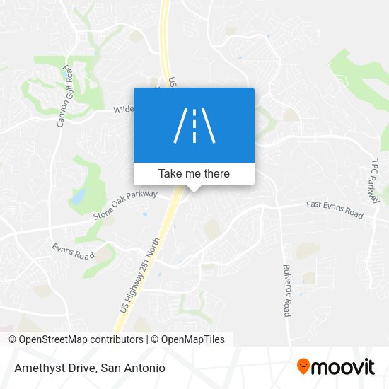 Amethyst Drive map