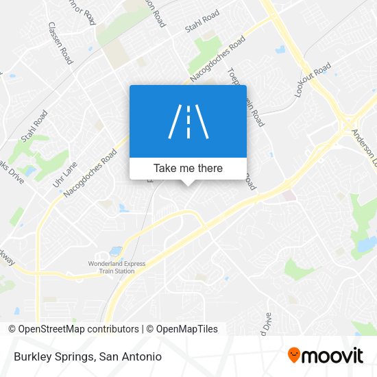 Burkley Springs map