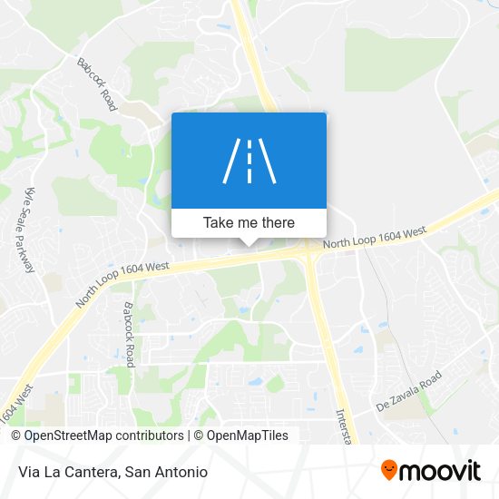 Via La Cantera map