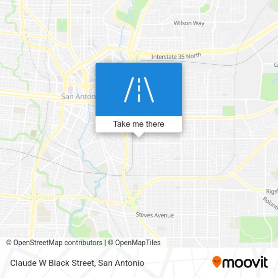 Mapa de Claude W Black Street
