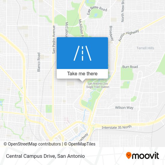 Mapa de Central Campus Drive