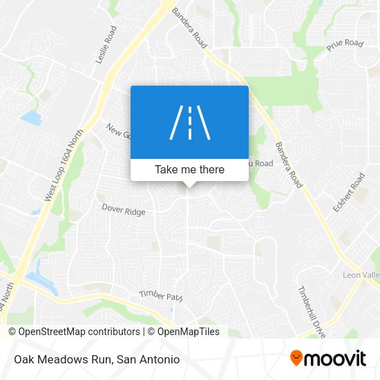 Mapa de Oak Meadows Run