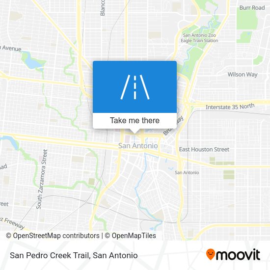 San Pedro Creek Trail map