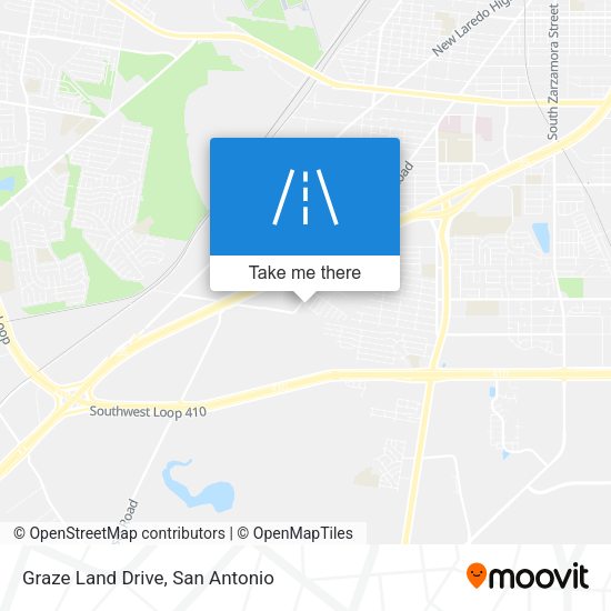 Graze Land Drive map