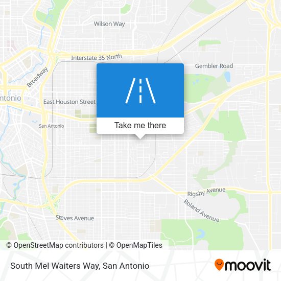 South Mel Waiters Way map