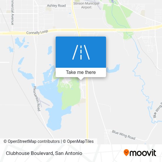 Clubhouse Boulevard map