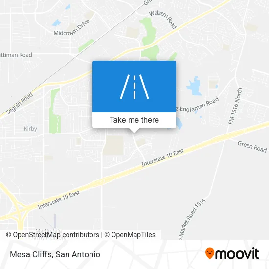 Mesa Cliffs map
