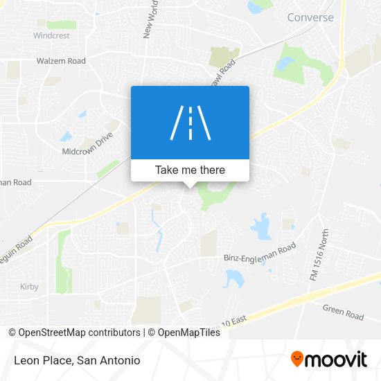 Mapa de Leon Place
