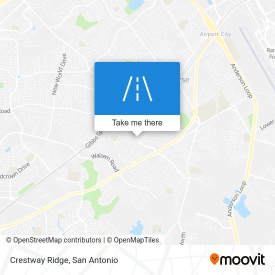 Mapa de Crestway Ridge