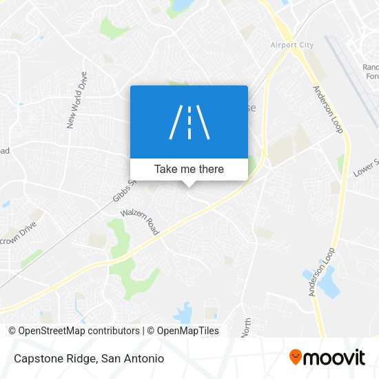 Capstone Ridge map