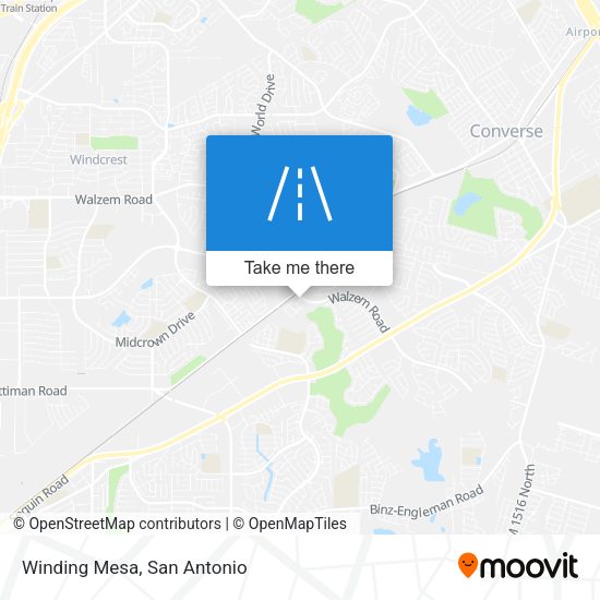 Mapa de Winding Mesa