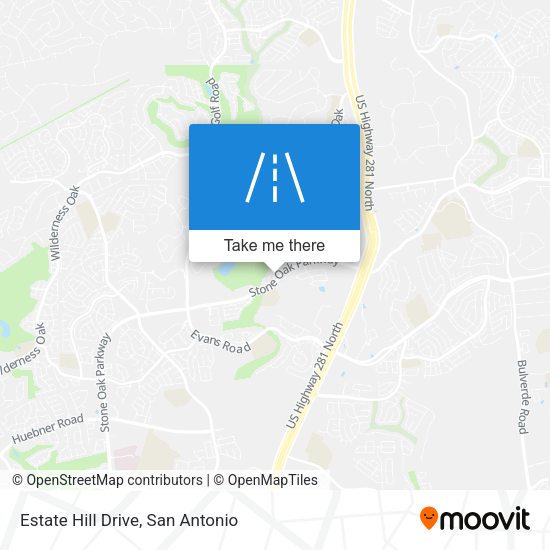 Estate Hill Drive map