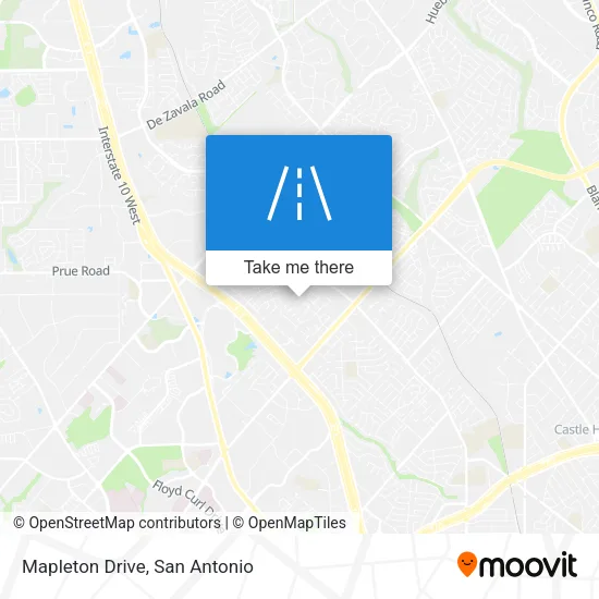 Mapleton Drive map