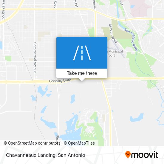 Chavanneaux Landing map