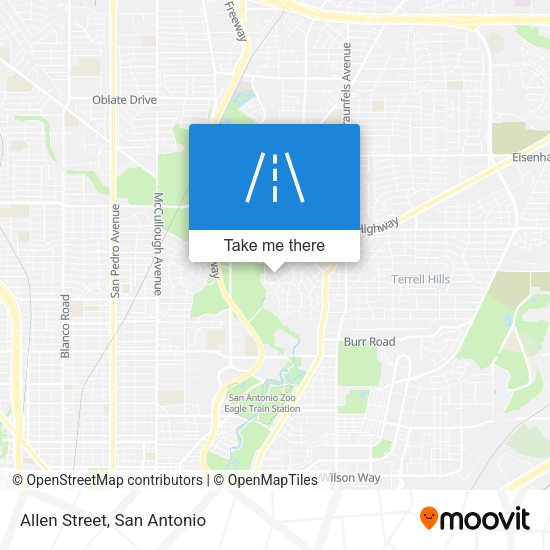 Mapa de Allen Street