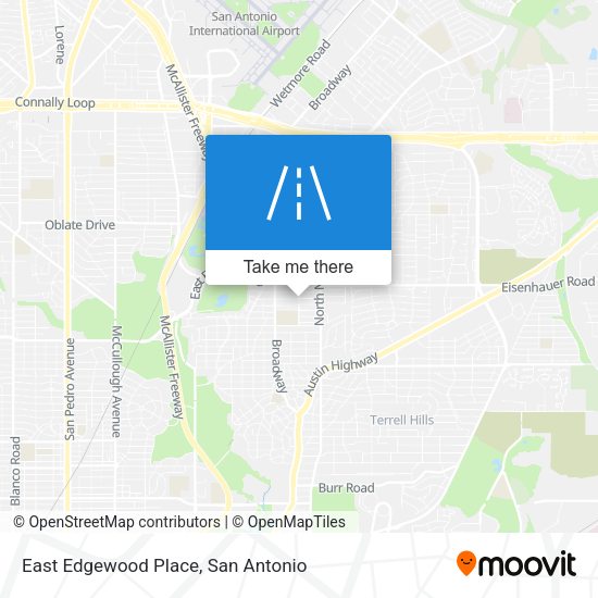 East Edgewood Place map