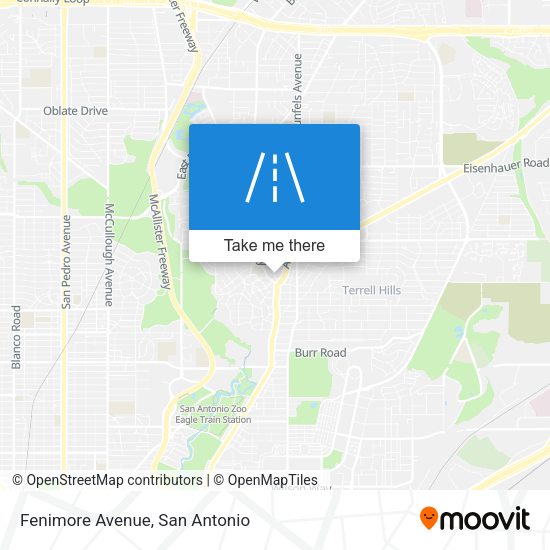 Fenimore Avenue map