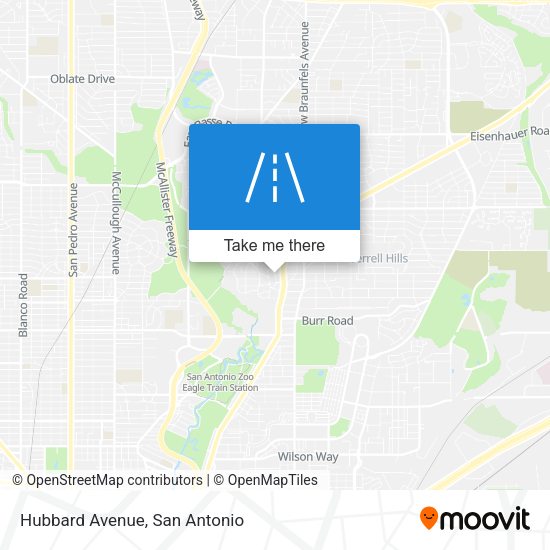 Mapa de Hubbard Avenue
