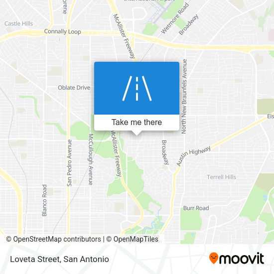 Mapa de Loveta Street
