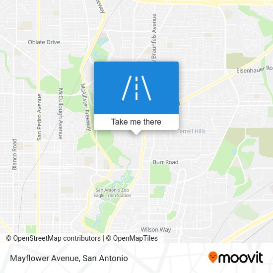 Mapa de Mayflower Avenue