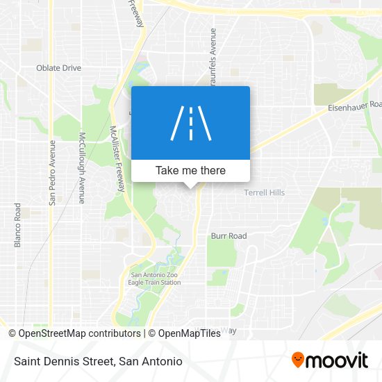 Saint Dennis Street map