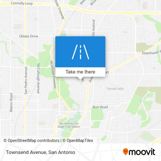 Townsend Avenue map
