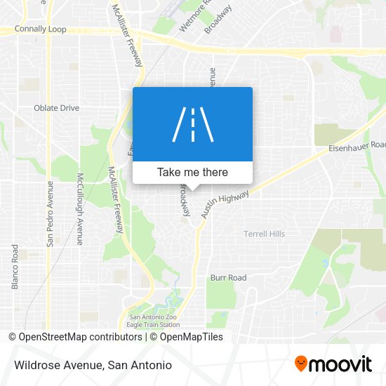 Mapa de Wildrose Avenue
