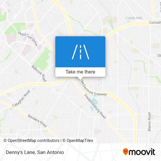 Mapa de Denny's Lane