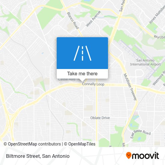Mapa de Biltmore Street