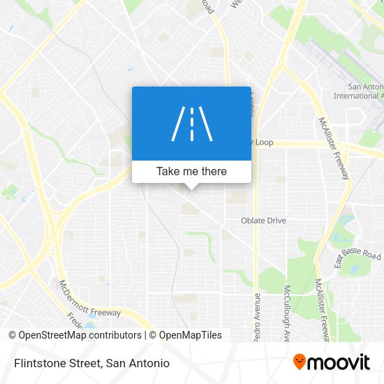Flintstone Street map