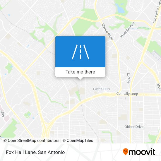 Mapa de Fox Hall Lane