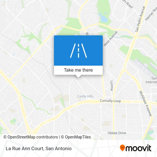 Mapa de La Rue Ann Court
