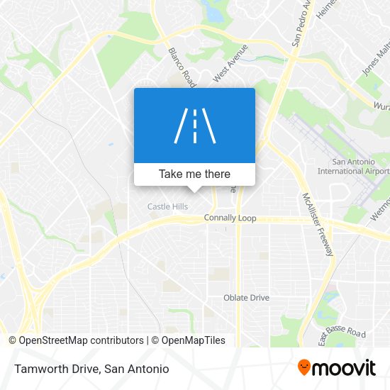 Mapa de Tamworth Drive