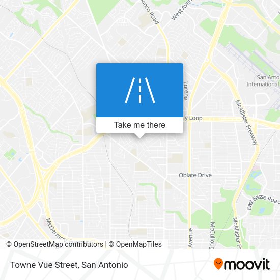 Mapa de Towne Vue Street