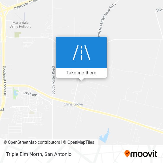 Mapa de Triple Elm North