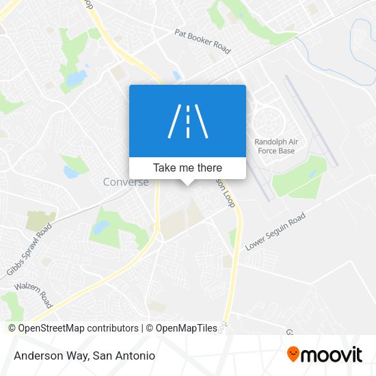 Mapa de Anderson Way