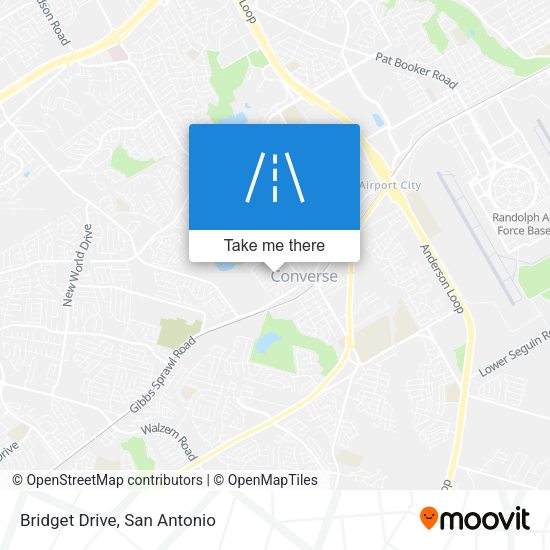 Mapa de Bridget Drive