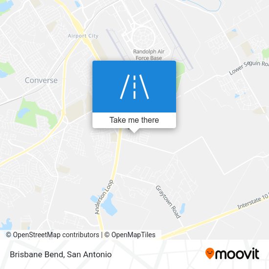 Mapa de Brisbane Bend