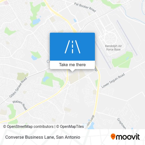 Converse Business Lane map