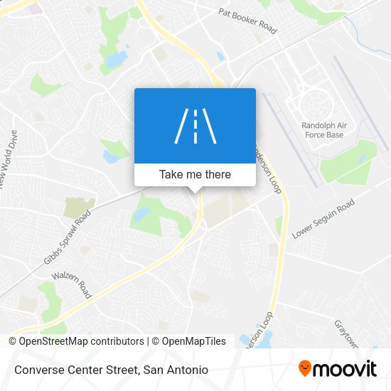 Mapa de Converse Center Street