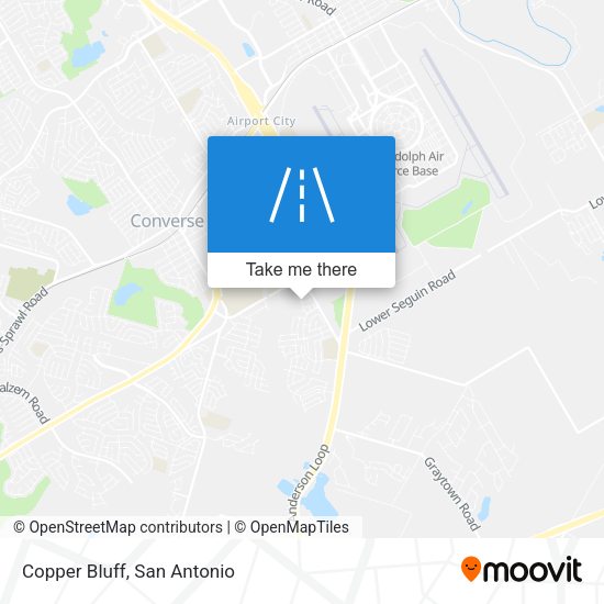 Mapa de Copper Bluff