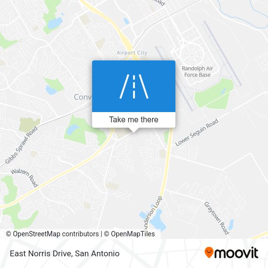 East Norris Drive map