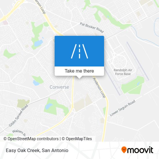 Mapa de Easy Oak Creek