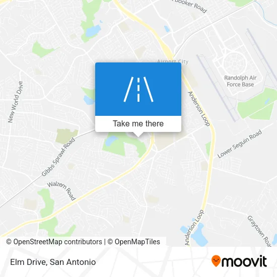 Elm Drive map